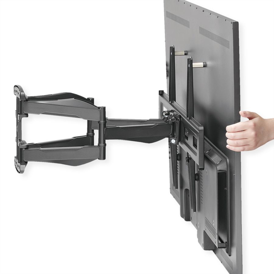 VALUE Solid Articulating Wall Mount TV Holder, up to 203.2 cm (37" - 80"), < 45 kg