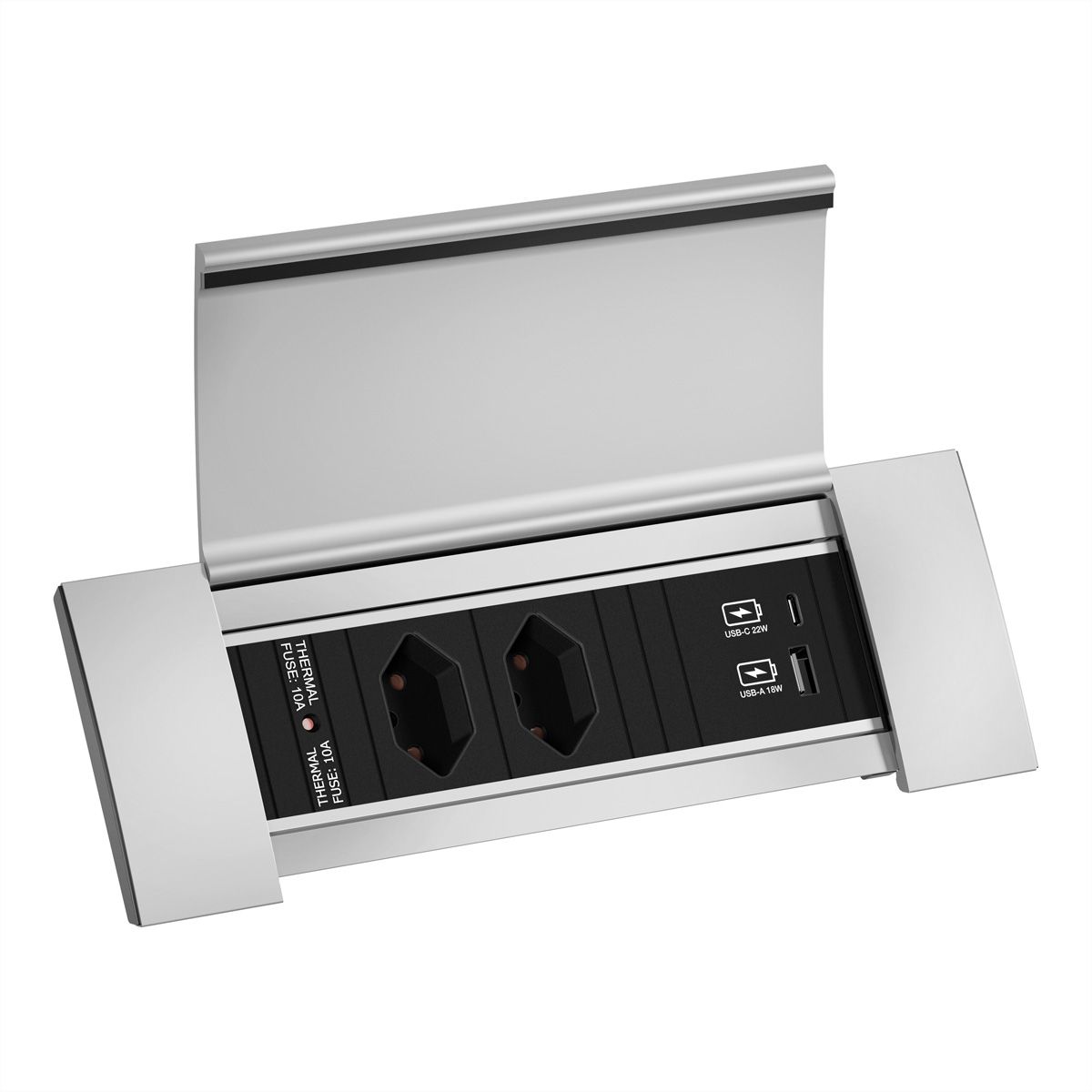 BACHMANN POWER FRAME S 2xCH, 1xUSB A&C 22W 0,2m GST18 Zwitserland