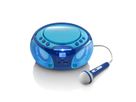 Lenco CD speler SCD-650, Blauw, lichteffect