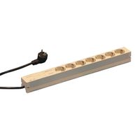 SCHROFF contactdooscontactdoos, SCHUKO, 7 contactdozen, 19", met onderdrukfilter