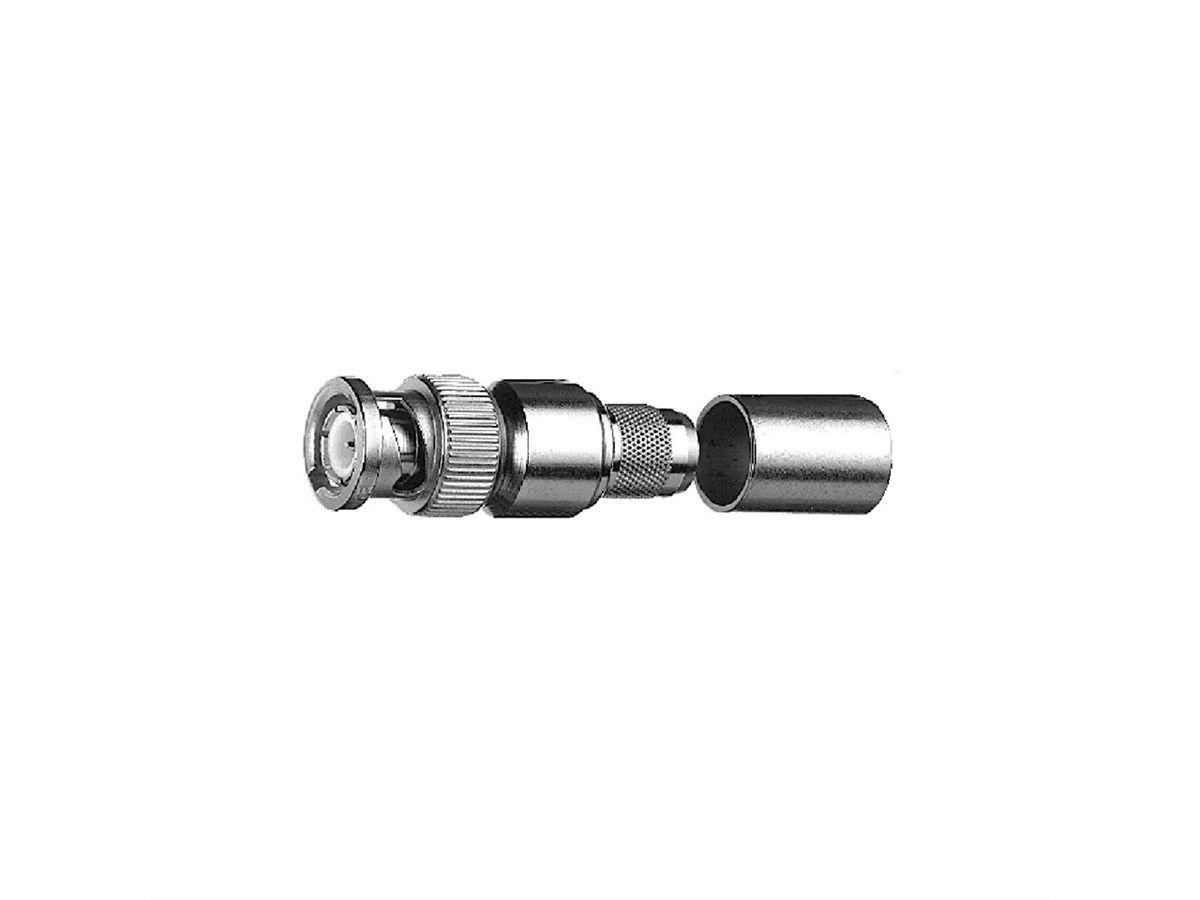 TELEGÄRTNER BNC Straight Plug, RG 213/U, Crimp