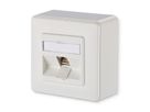 METZ CONNECT E-DAT opbouw module 1 poort Cat.6A, zuiver wit