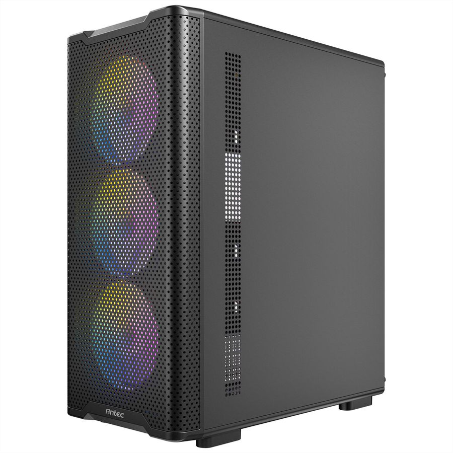 ANTEC VX-310 ARGB ATX, Micro-ATX , ITX Mid Tower Gaming PC Gehäuse, schwarz