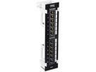 TRENDnet TC-P12C6V Patchpaneel, 12-poorts wandmontage Cat.6 niet afgeschermd