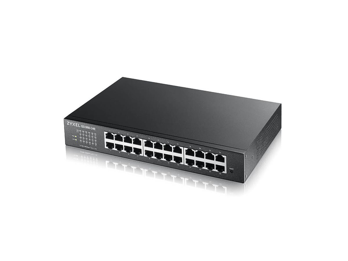 Zyxel GS1900-24E-EU0103F network switch Managed L2 Gigabit Ethernet (10/100/1000) 1U Black