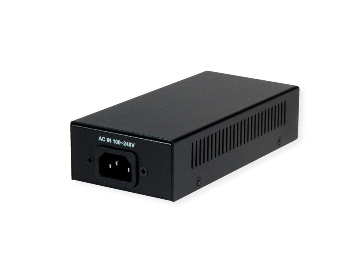 ROLINE Gigabit PoE++ Mid-Span injector (IEEE 802.3bt), 90W