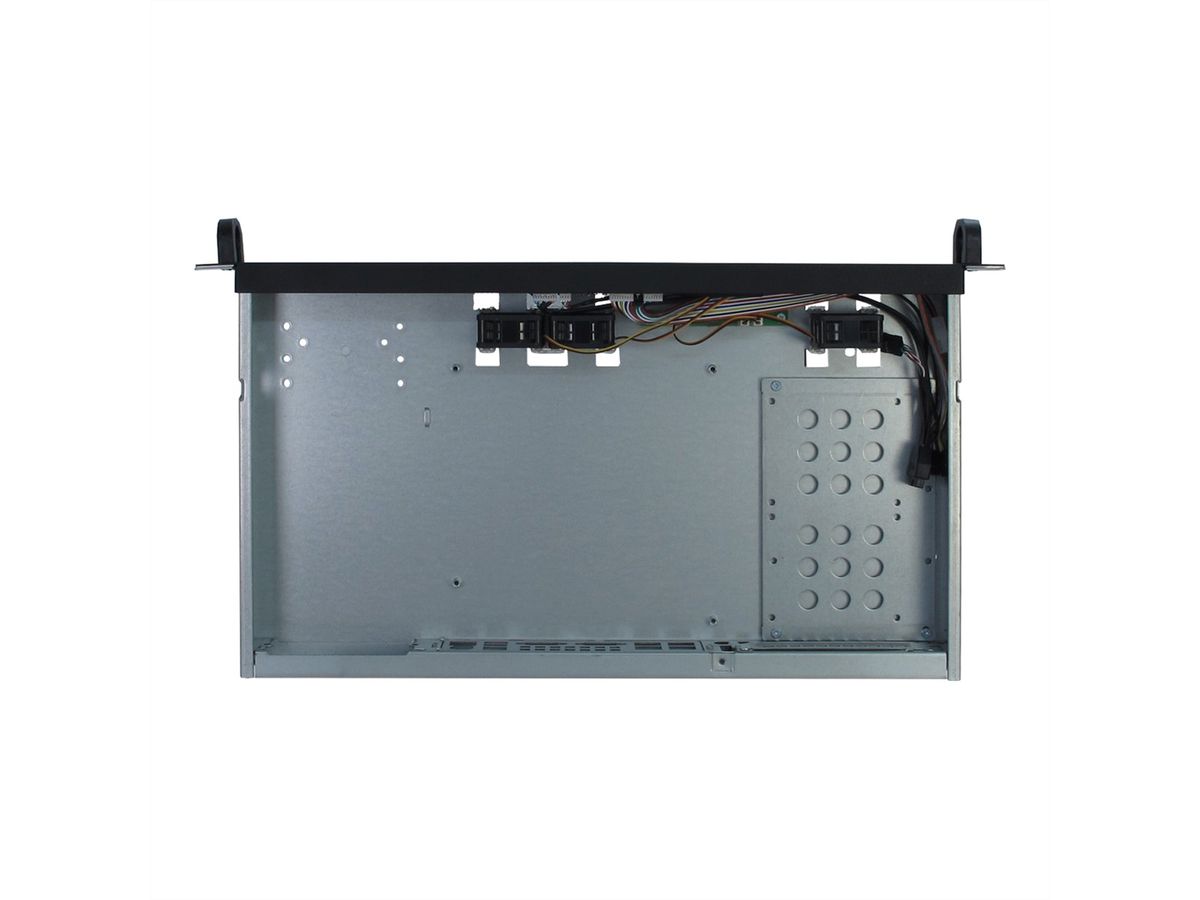 VALUE 19" Industrial Rack-Mount Server Chassis, 1UH, black