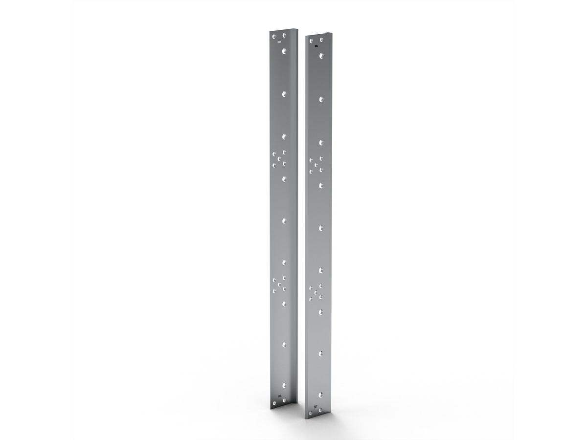 SCHROFF EuropacPRO Rear Angle for Stainless Steel EMC Gasket for Side Panel, 9 U