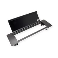 BACHMANN POWER FRAME COVER black ALU 4-fold RAL9005