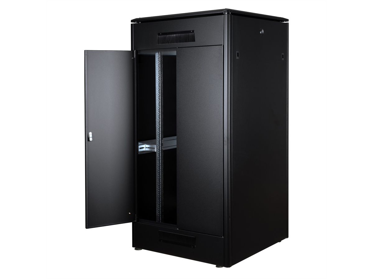 ROLINE 19-inch netwerkkast Pro 32 U , 800x800 BxD Glazen deur zwart