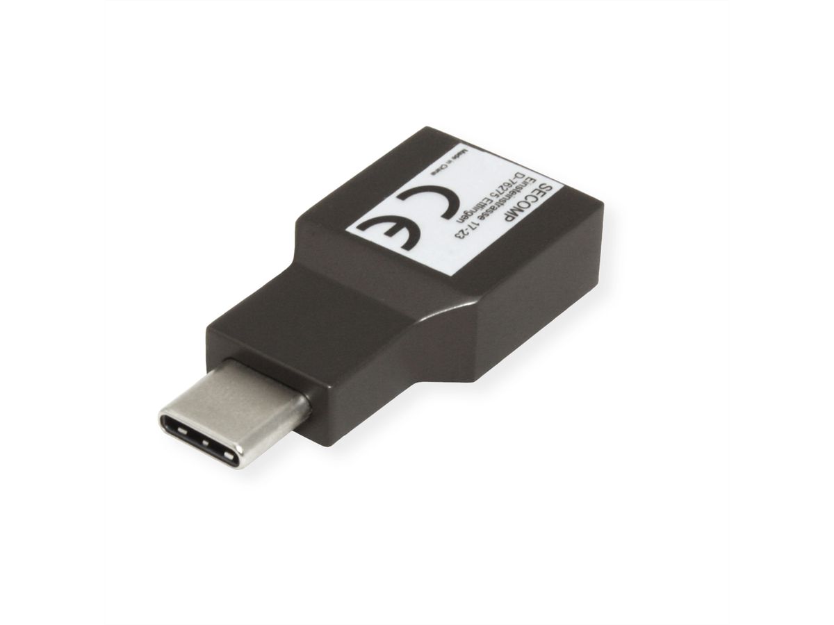 ROLINE Adapter USB type C - HDMI, Male/Female, grijs