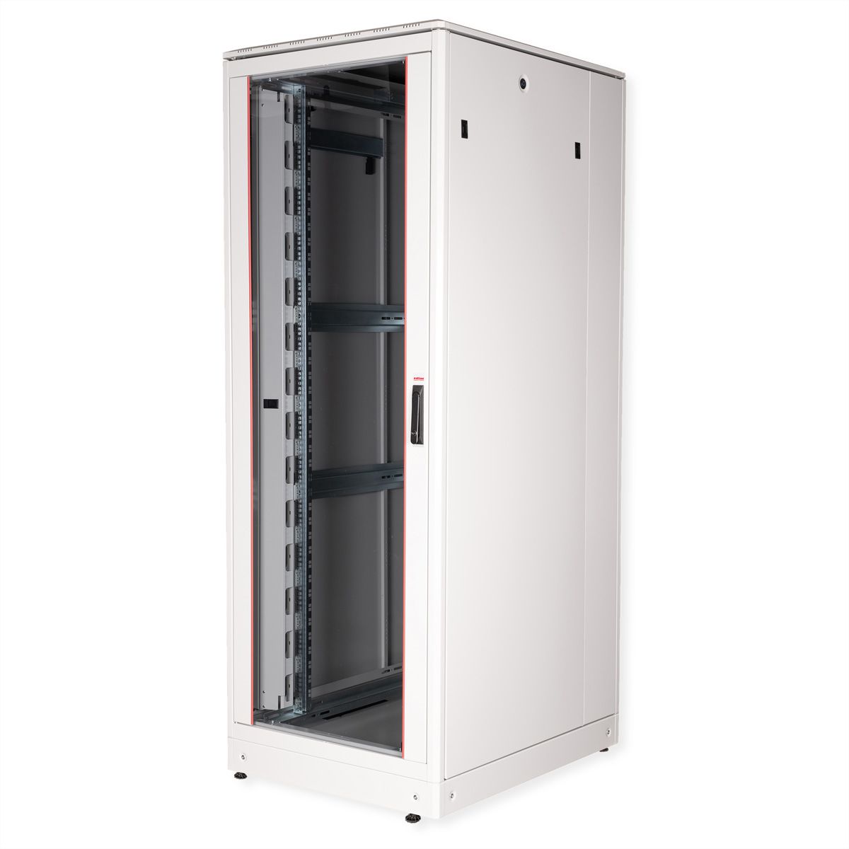 ROLINE 19-inch Network Cabinet Pro 42 U, 800x1000 WxD glass door grey