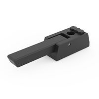SCHROFF Die Cast Foot, Alu, With Tip-Up