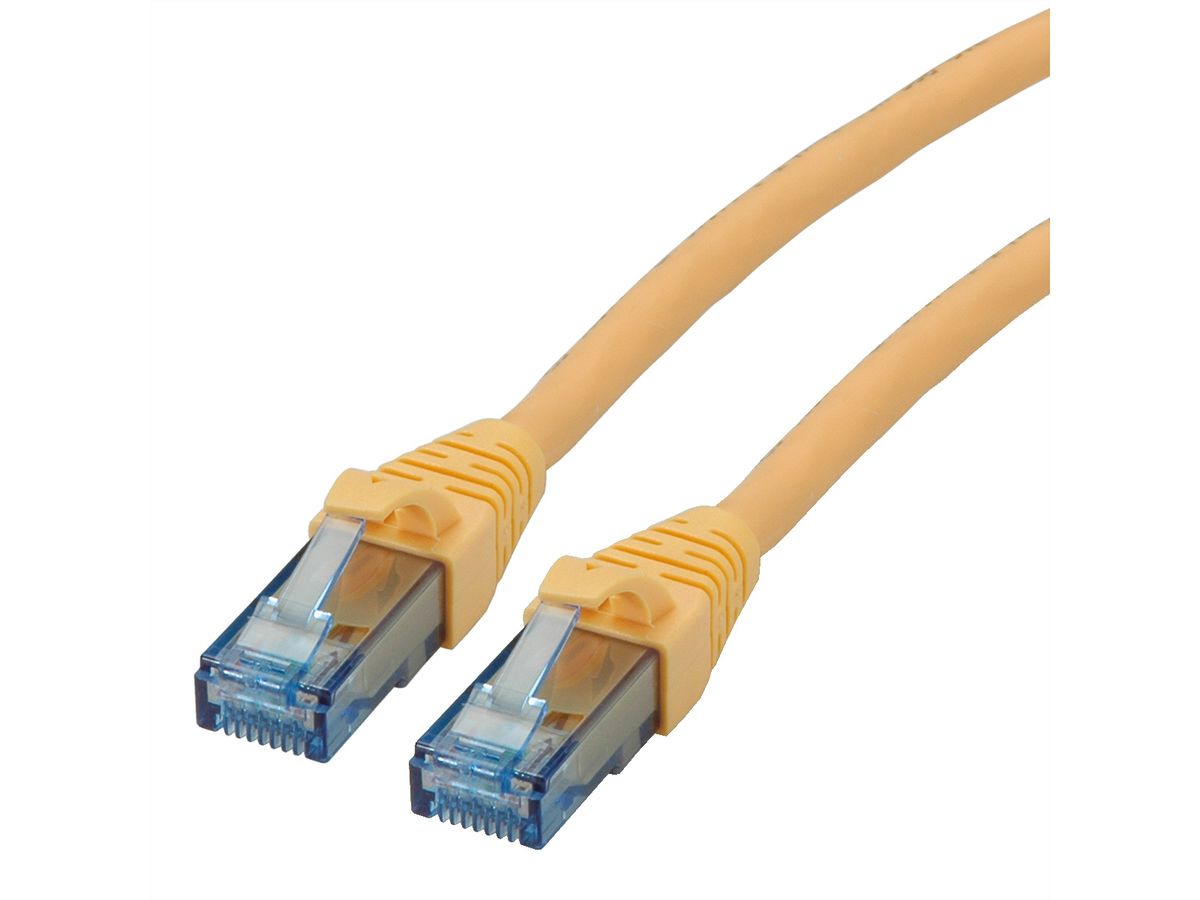 ROLINE UTP Patch Cord Cat.6A, Component Level, LSOH, yellow, 1 m