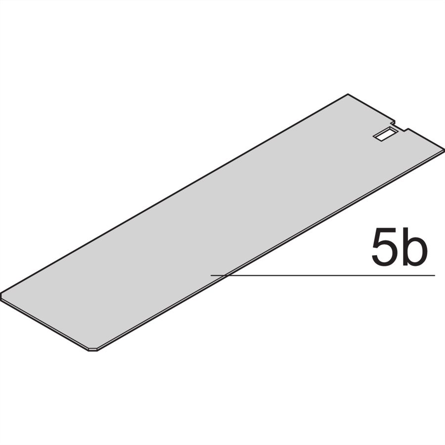 SCHROFF insteekmodule met frame PRO, gladde afdekking, 1 connector, 6 HE, 42 HE, 167 mm