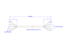 BACHMANN Aansluitkabel transparant 5x1,5 3,0m , AEH/AEH FEP/Mantel PVC