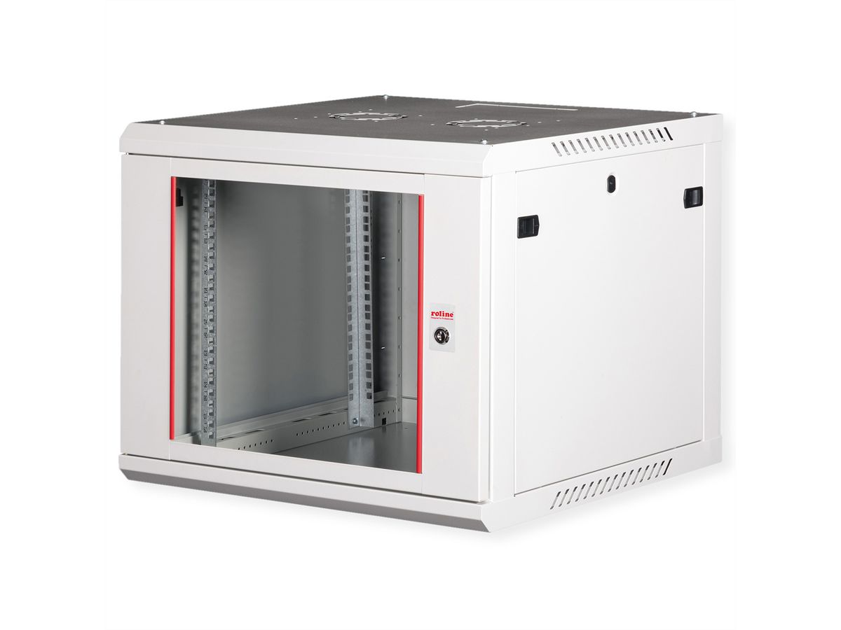 ROLINE 19-inch wandbehuizing Basic Plus 9U, 600x600 BxT grijs