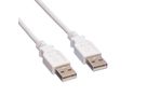 VALUE USB 2.0 Kabel, Type A-A, wit, 0,8 m