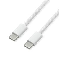 VALUE USB 2.0 Kabel, Type C-C, M/M, 60W, wit, 1 m
