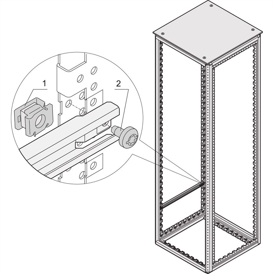 SCHROFF Varistar Assembly Kit for Mounting Accessories Directly to Frame