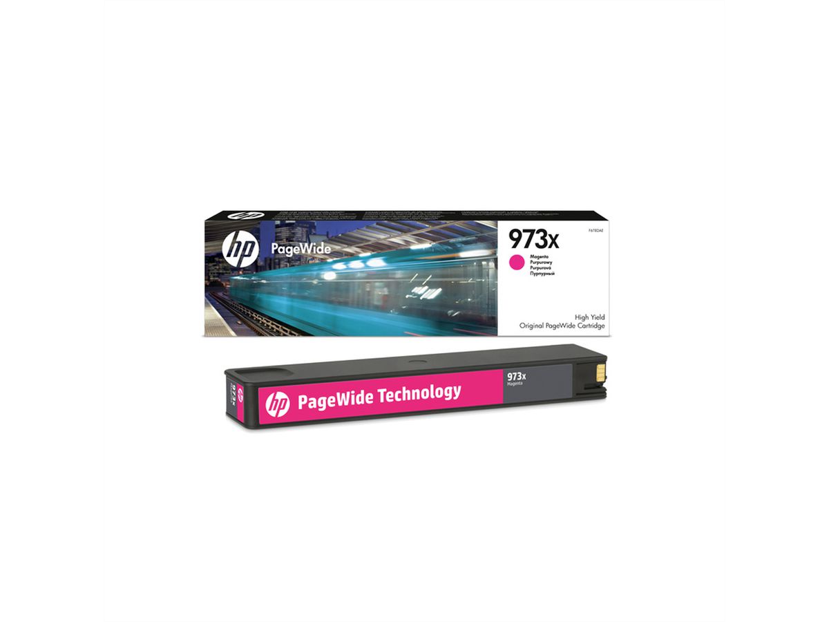 F6T82AE, Nr. 973X, Druckpatrone, magenta, 7.000 Seiten, für PageWide MFP P57750, MFP P55250, Pro 452, Pro 477
