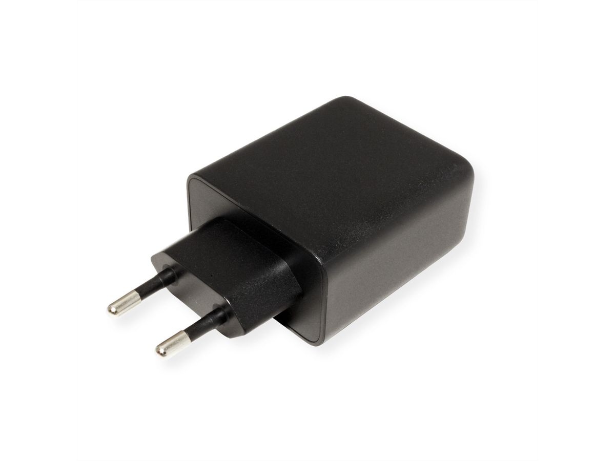 VALUE USB Wall Charger, 3-Port, (2x C+ 1x A), 65W, GaN