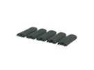 SCHROFF Rubbersteun-set voor dubbel stalen kabeloog 80D