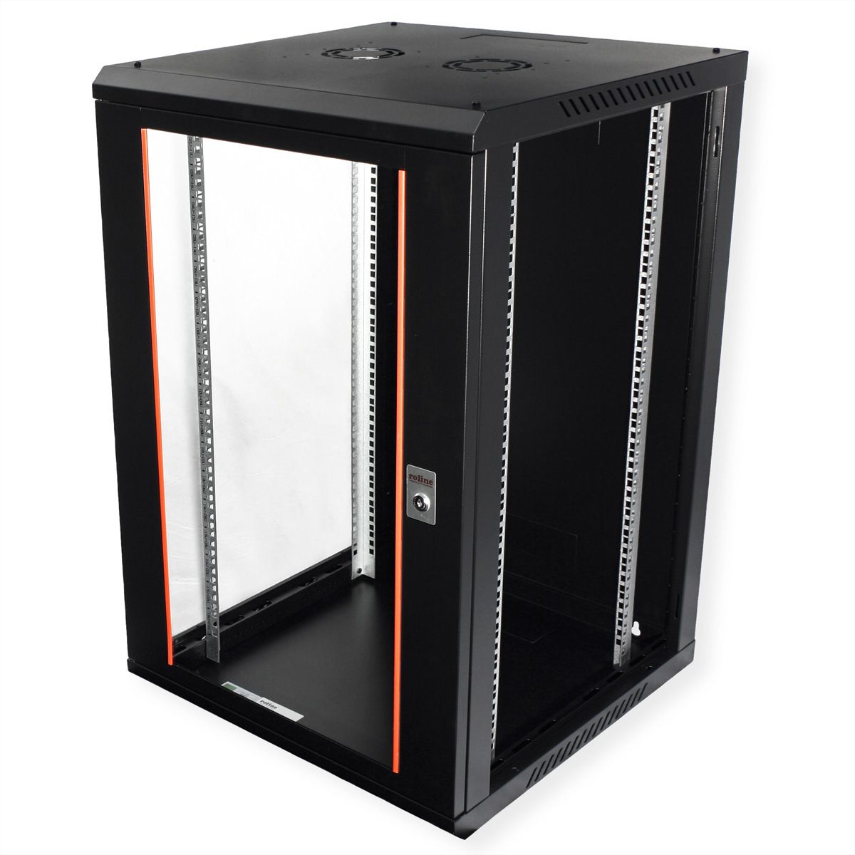 ROLINE 19-inch wandbehuizing Basic Plus 18U, 600x600 BxD zwart