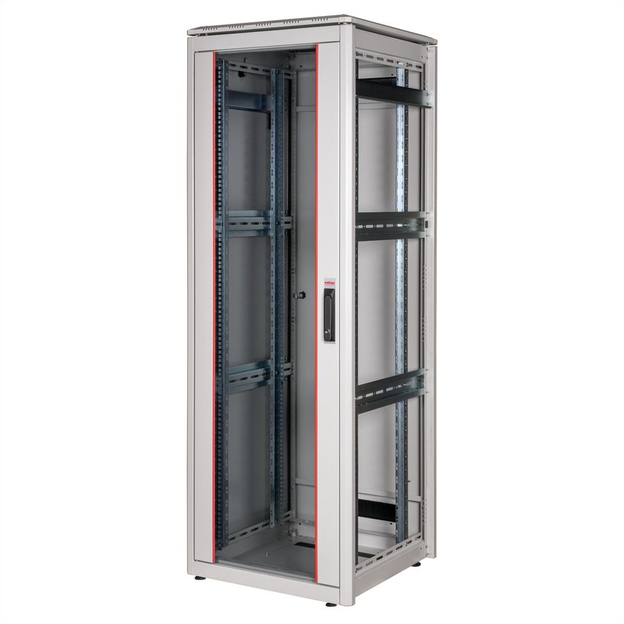 ROLINE 19-inch netwerkkast Pro 36 U, 600x600 BxD Glazen deur grijs
