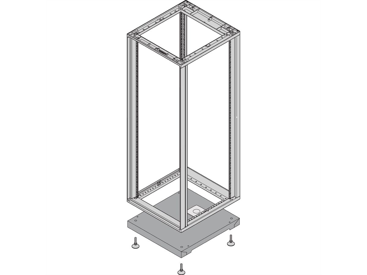 PLINTH 600W  900D W.FT.R7021