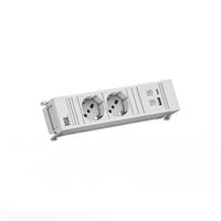 BACHMANN POWER FRAME 2xP40 1xUSB A/C 22W 0.2m GST18