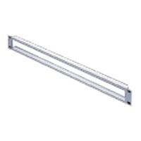 SCHROFF 19" Cable Ducting, 1 U, 1.5 mm, St, RAL 7021