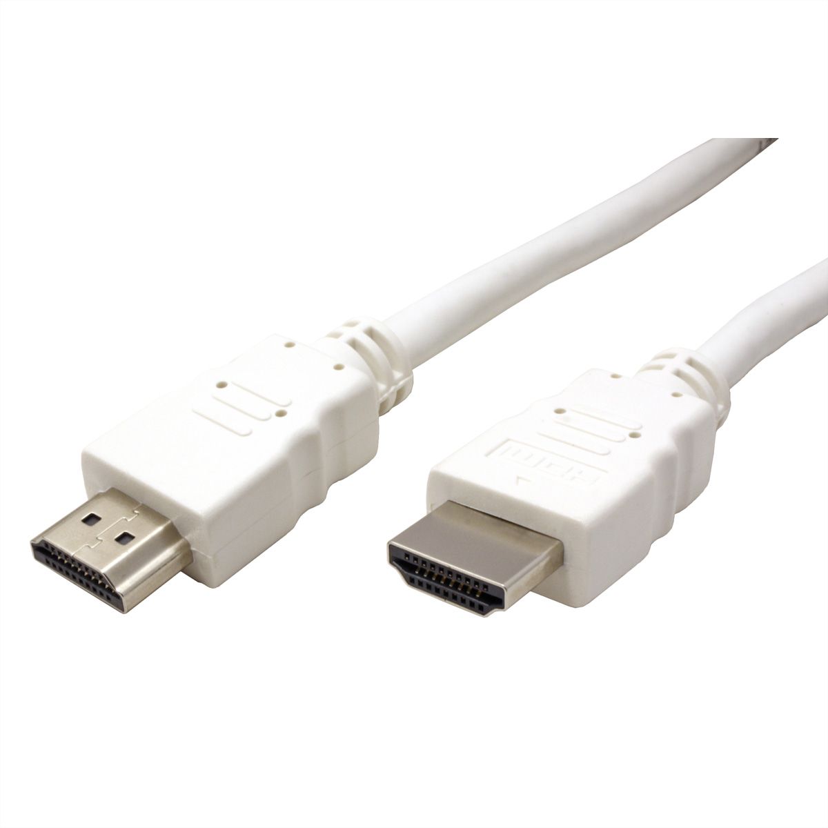 VALUE HDMI High Speed Cable met Ethernet M-M, wit, 2 m