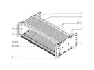 SCHROFF EuropacPRO 19" Subrack Kit for Railway, Shielded, EN 50155, CompactPCI, 3 U, 84 HP, 235 mm