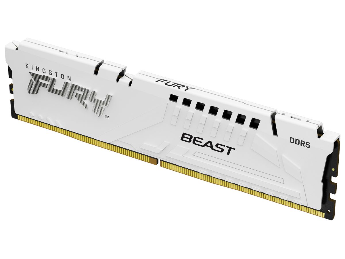 Kingston Technology FURY Beast 16GB 5600MT/s DDR5 CL36 DIMM White EXPO