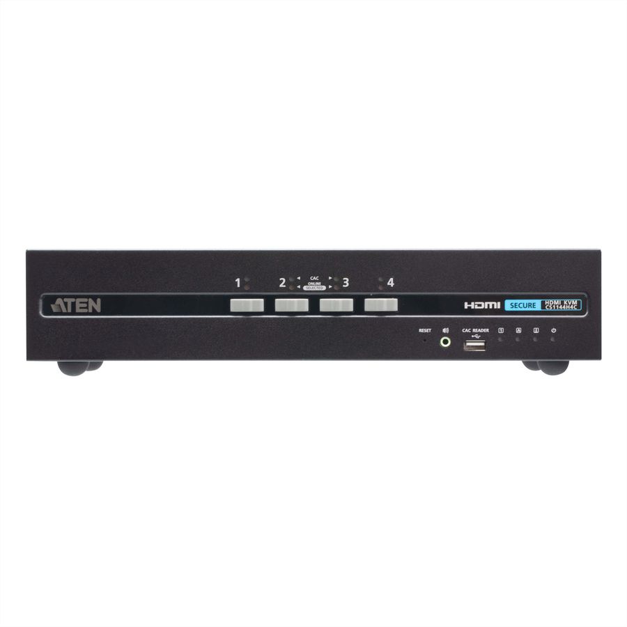 ATEN CS1144H4C 4-Port USB HDMI Dual Display Secure KVM Switch mit CAC