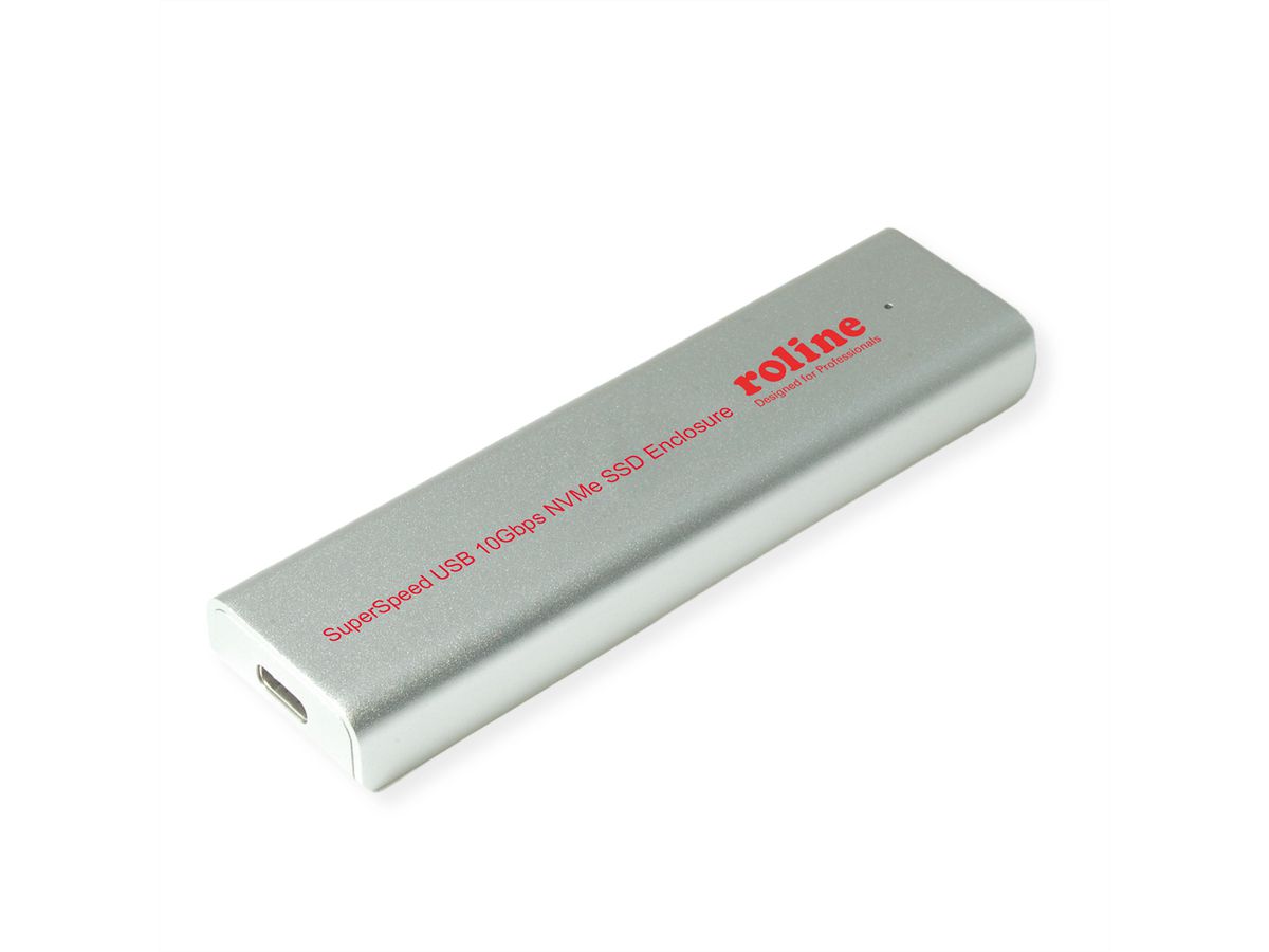 ROLINE Externe SSD-behuizing, M.2, NVMe naar USB 3.2 Gen 2 Type C