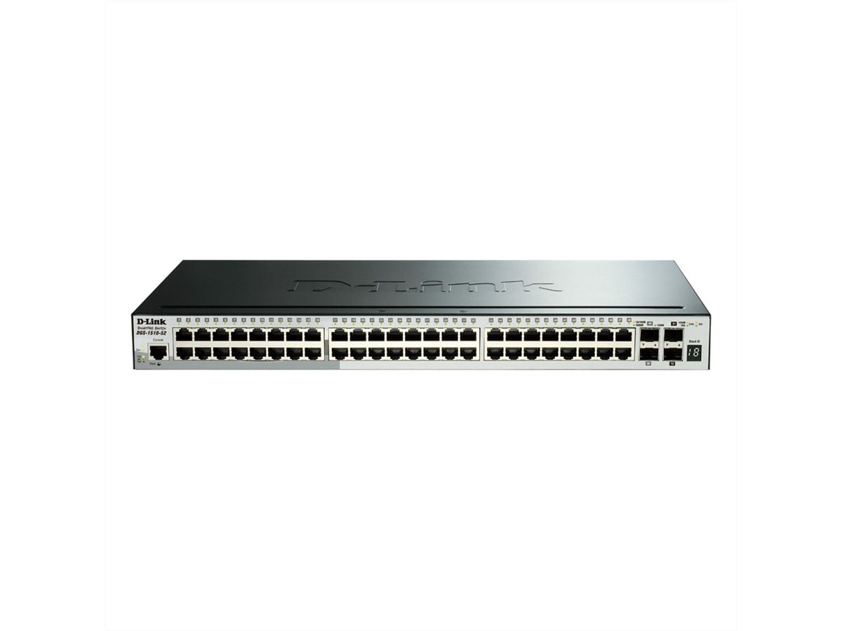D-Link DGS-1510-52X Gigabit-switch 52-poorts Smart Managed Stack