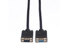 ROLINE SVGA Cable, HD15, M/F, 3 m