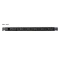ATEN PE0216SG 0U 16A 16-poorts Basic PDU met overspanningsbeveiliging