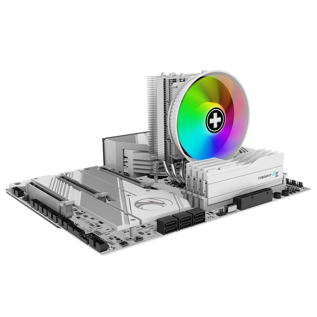 XILENCE XC249 ARGB CPU-Kühler, 120mm PWM FDB Lüfter, 200W TDP