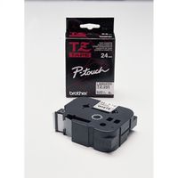 BROTHER TZe-251 Schriftband 24 mm laminiert weiss/schwarz