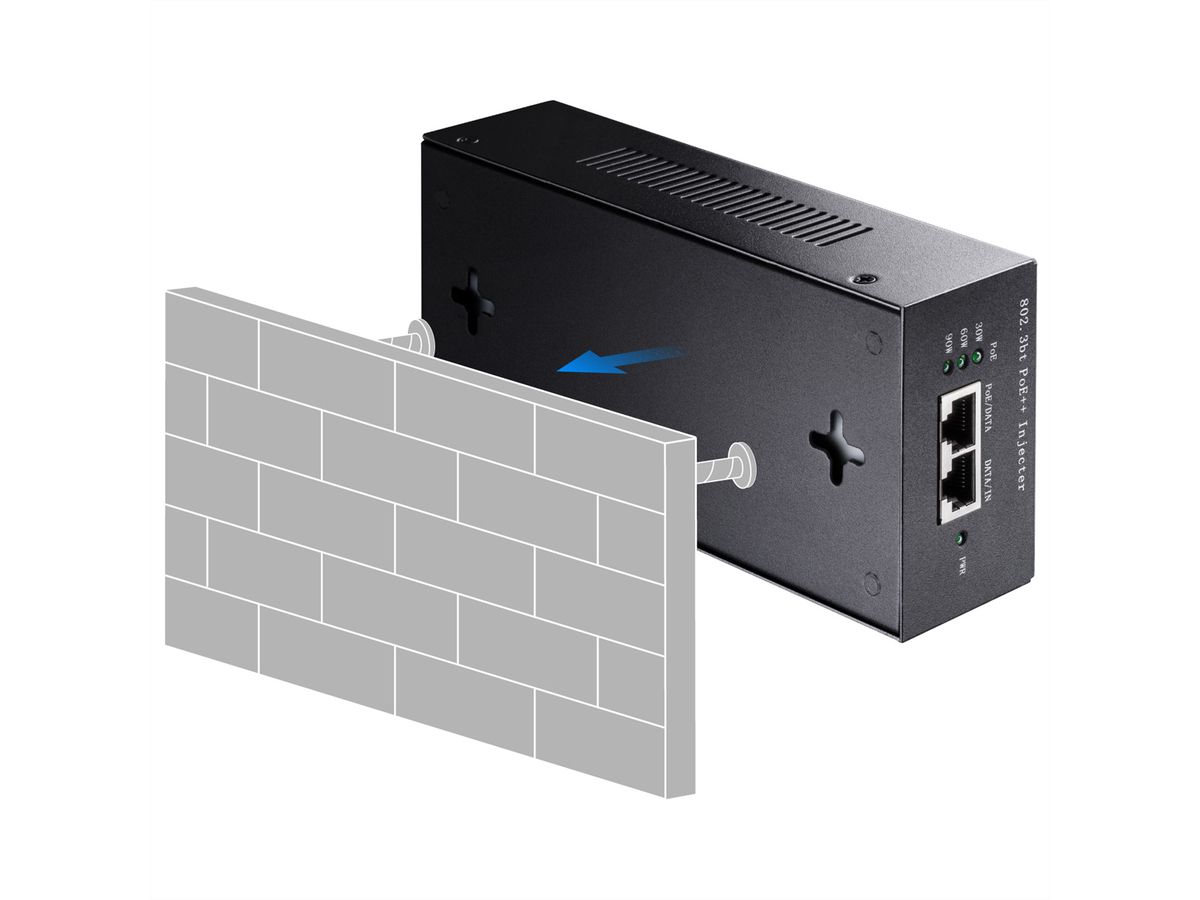 CUDY POE400 90W PoE+/PoE Injektor Gigabit