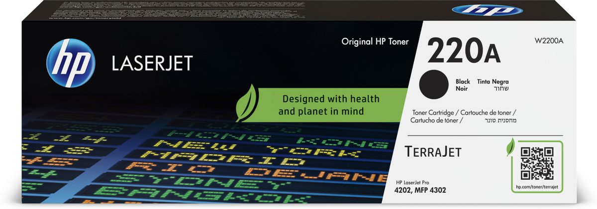 HP 220A originele LaserJet-tonercartridge, zwart