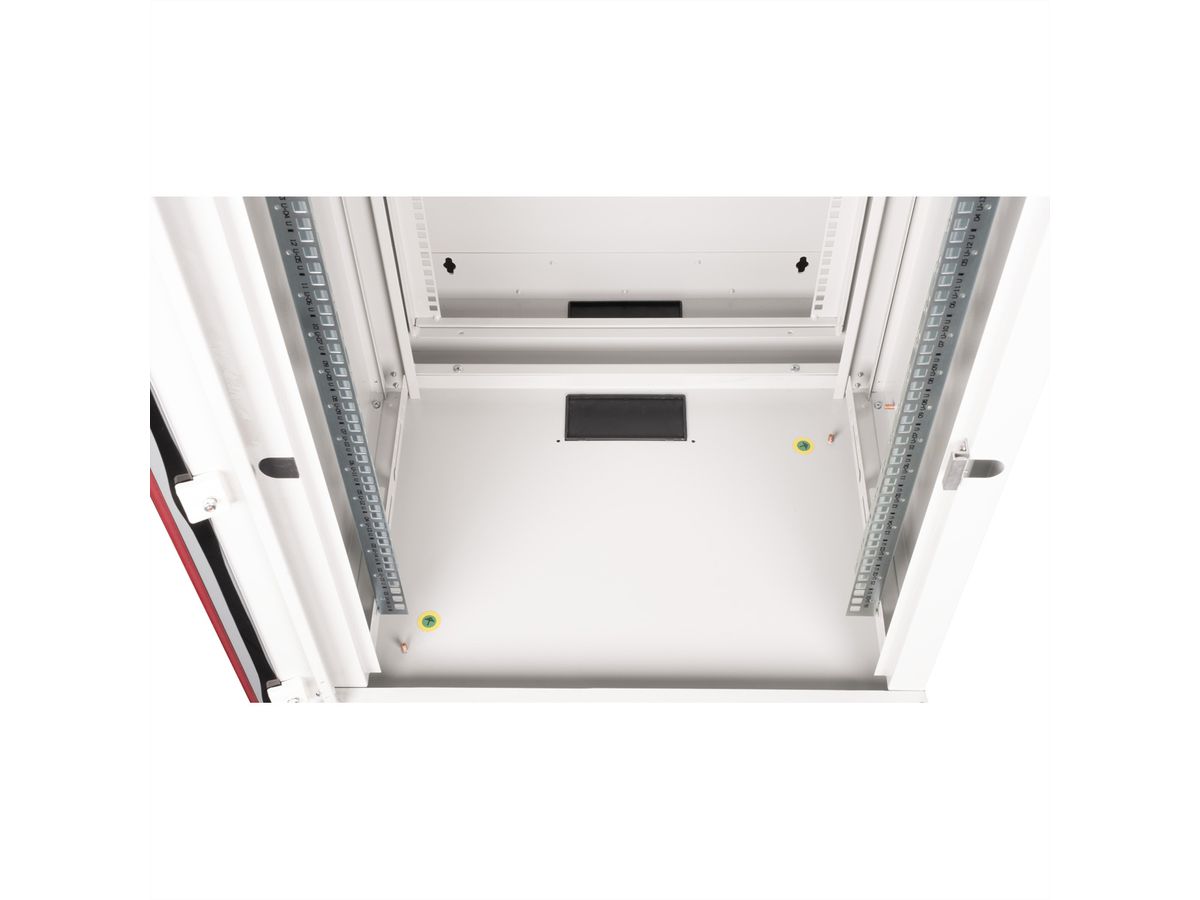 ROLINE 19-inch wandbehuizing Pro 16 U, 600x600 BxD tweedelig draaibaar grijs