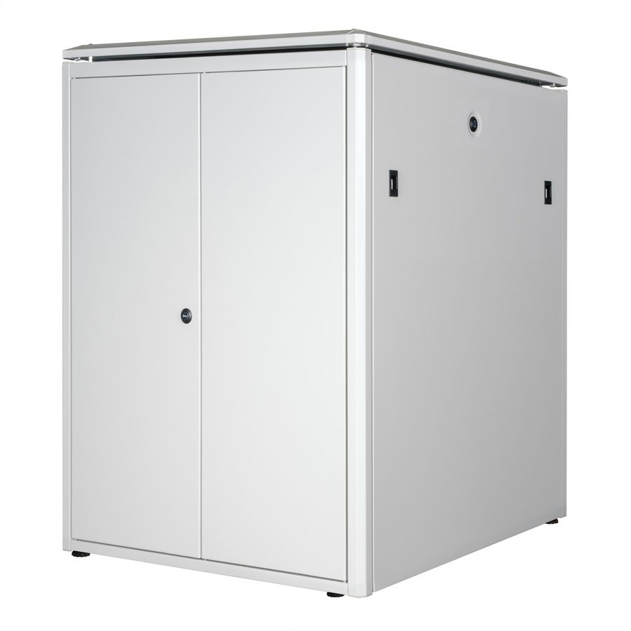 ROLINE 19-inch netwerkkast Pro 22 U, 800x800 BxD Glazen deur grijs