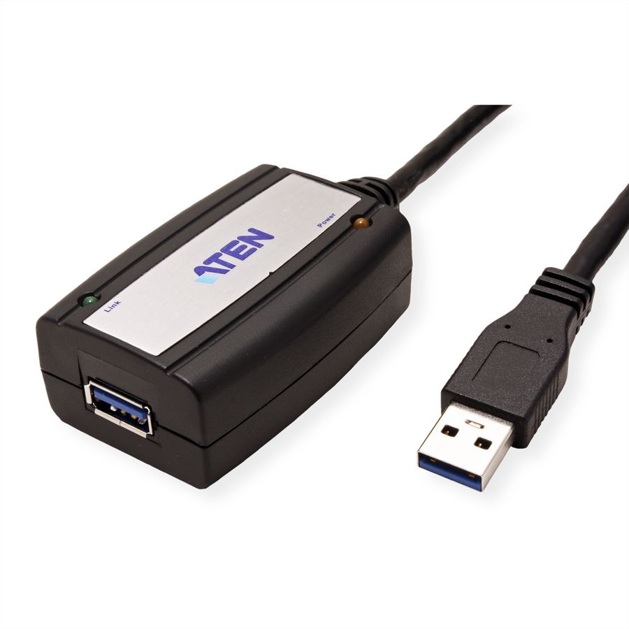 ATEN UE350 USB 3.0 Extender Cable, schwarz, 5 m