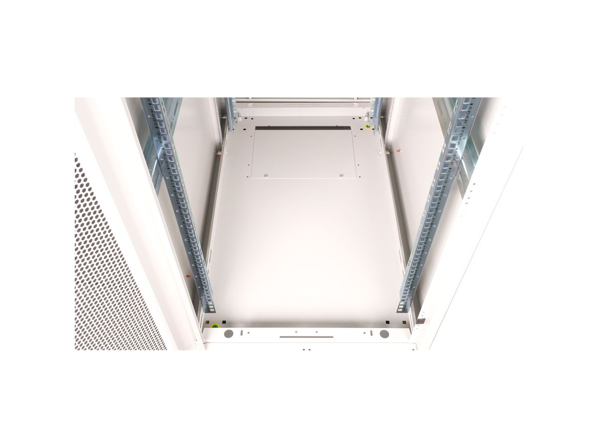 ROLINE 19-inch server cabinet Basic 26 U, 600x1000 WxD perforated grey