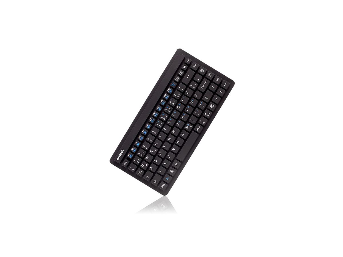 KeySonic KSK-3230IN - Wasserfeste Industrietastatur im Mini Layout UK Version