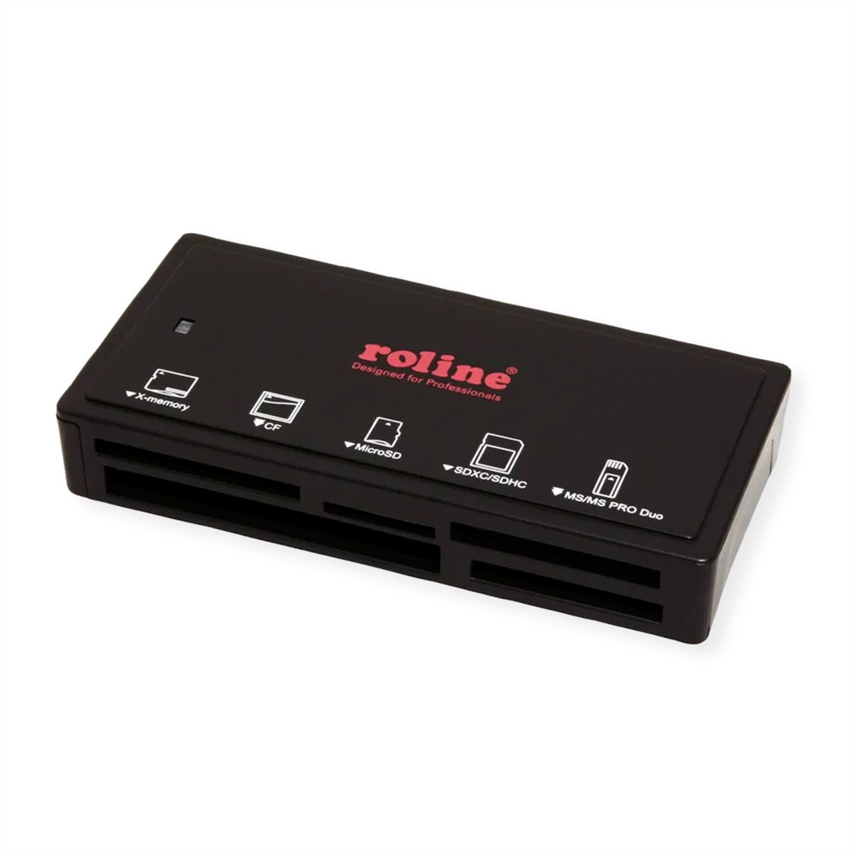 ROLINE USB 3.2 Gen 1 Multi Card Reader, zwart